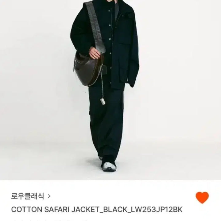 [BUNJANG] LOW CLASSIC Cotton Safari Jacket Black M / 로우클래식 Cotton safari jacket / Black, M
