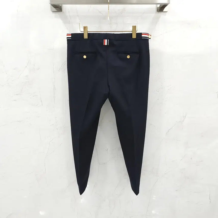 [BUNJANG] Thom Browne Navy Twill Low-Rise Pants MTC159A Size 1 / 1 / 톰브라운 네이비 트윌 로우라이즈 팬츠 MTC159A