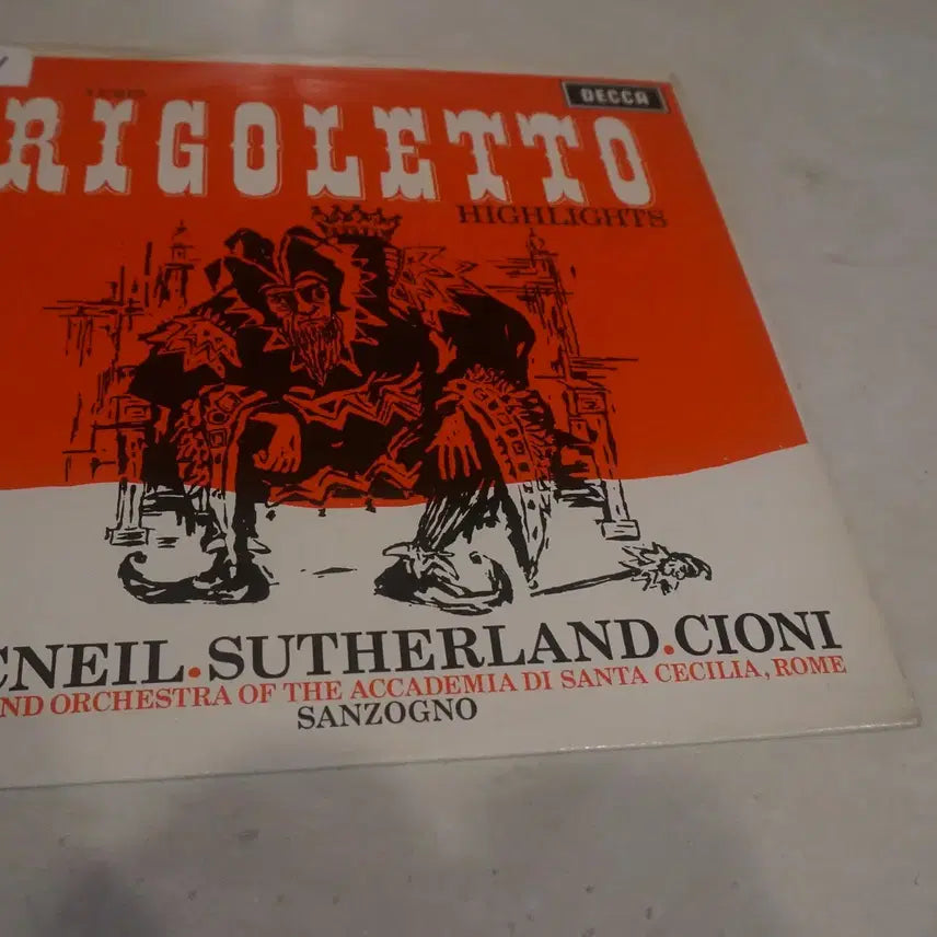 [BUNJANG] Verdi Rigoletto Highlights LP / LP/Verdi / Rigoletto Highlights