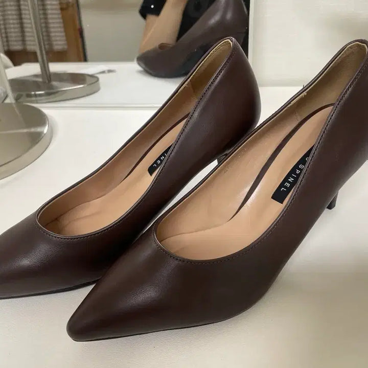 [BUNJANG] Alto Stiletto Heels Brown 7cm / 새상품)알토 스틸레토힐 브라운 7cm