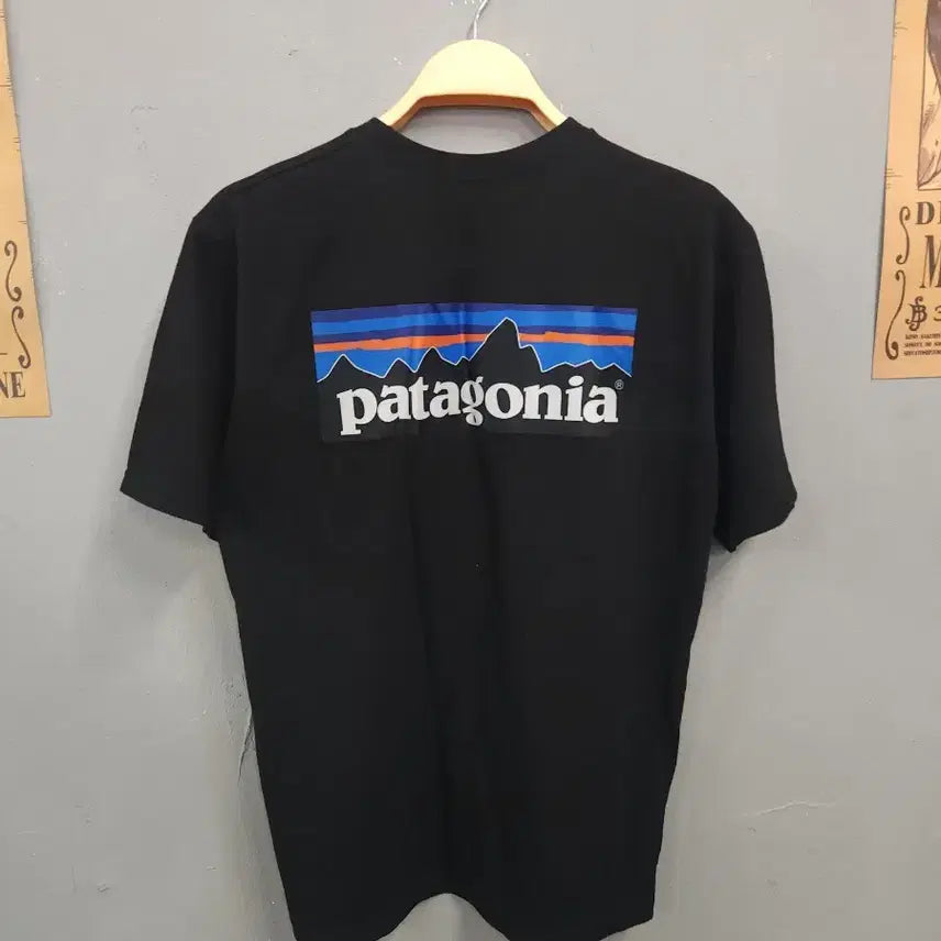 [BUNJANG] Patagonia Black T-Shirt / 파타고니아 블랙 반팔 티셔츠