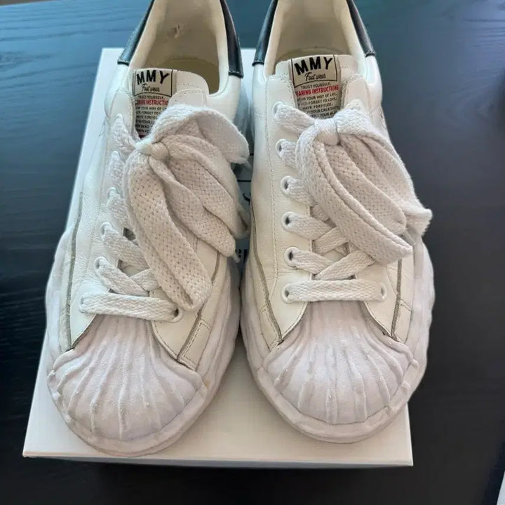 [BUNJANG] Maison Mihara Yasuhiro Blakey Sneakers White Size 44 / 야스히로 mmy 블레이키 스니커즈 화이트 44