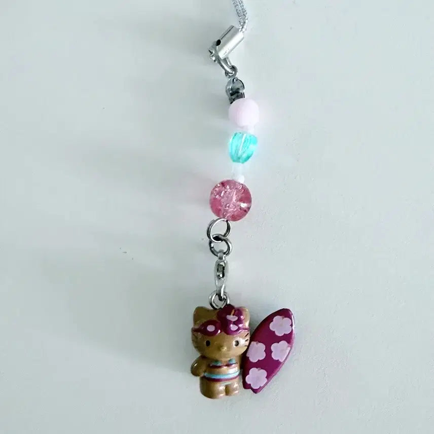 [BUNJANG] Sanrio Retro Hello Kitty Surfing Bikini Sun Tan Strap / 산리오고전 태닝키티 서핑키티 비키니키티 선탠키티 스트랩