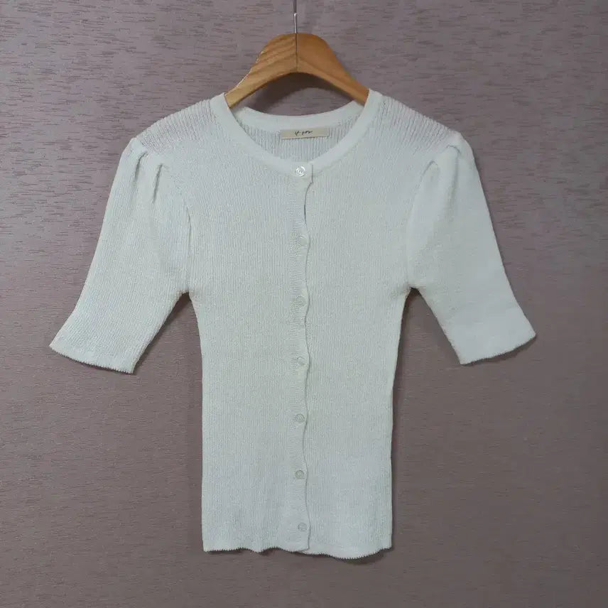[BUNJANG] Ivory Knit Cardigan - Women&