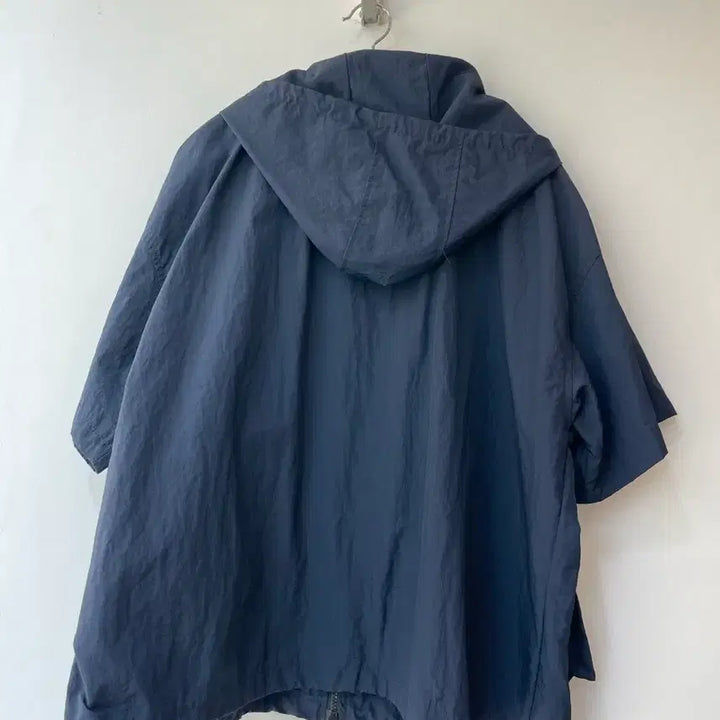 [BUNJANG] Unisex Rain Nylon Wind Hooded Jacket / 남녀공용 장마 레인 나일론 윈드 후드 자켓