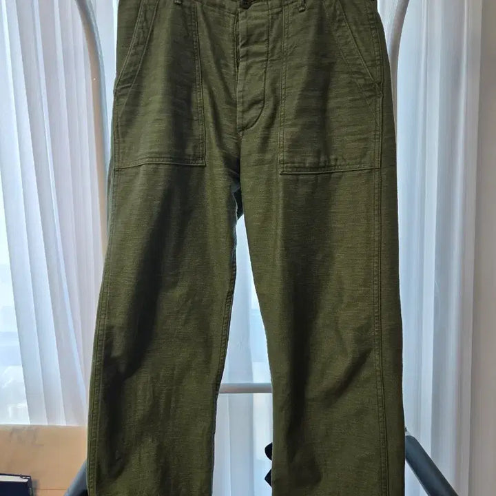 [BUNJANG] OrSlow Regular Fit Fatigue Pants Olive Size M / 오어슬로우 레귤러 퍼티그 m(2)사이즈
