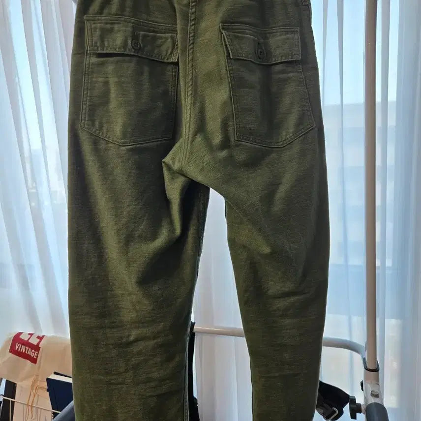 [BUNJANG] OrSlow Regular Fit Fatigue Pants Olive Size M / 오어슬로우 레귤러 퍼티그 m(2)사이즈