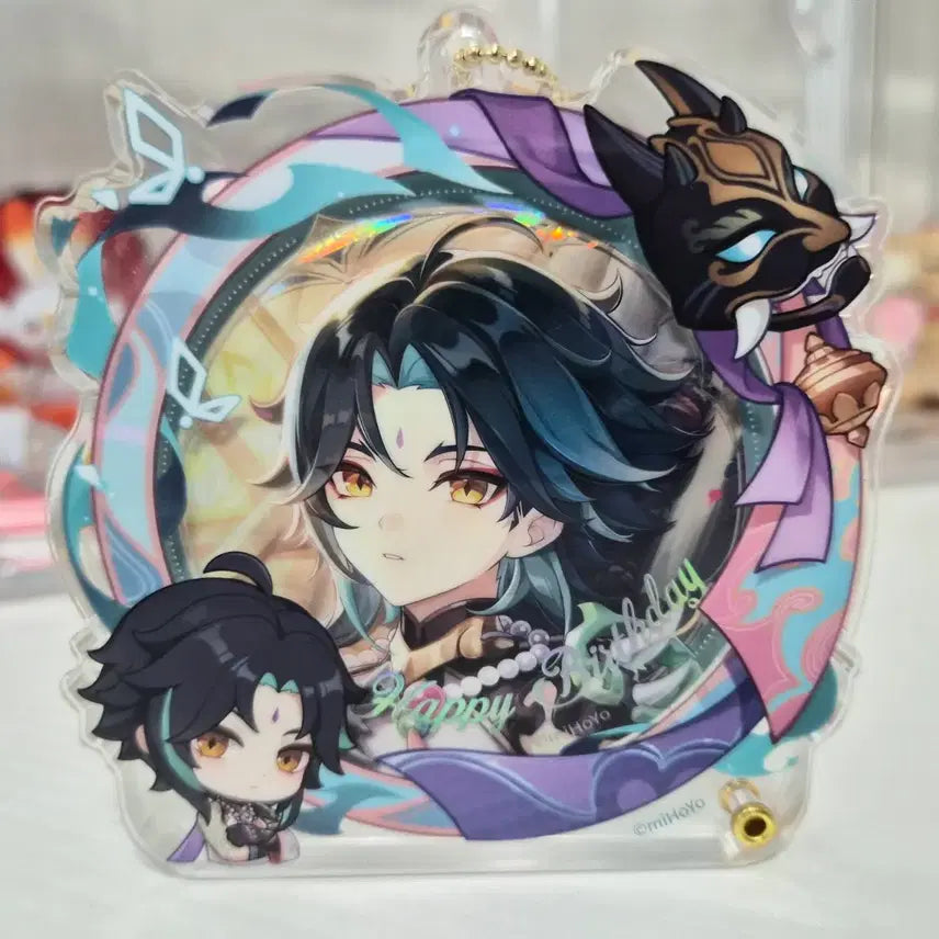 [BUNJANG] Genshin Impact Xiao Bundle Set Can Badge with Storage Case / 일괄, 공식) 원신 소 캔뱃지 , 캔뱃지 보관틀