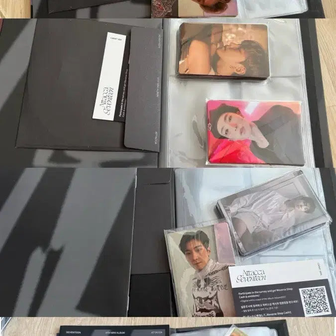 [BUNJANG] Seventeen Attacca Photocard and Binder Bundle Set / 5/25까지만팔고안되면버려요ㅠ)세븐틴 Attacca 포카,바인더 일괄판매