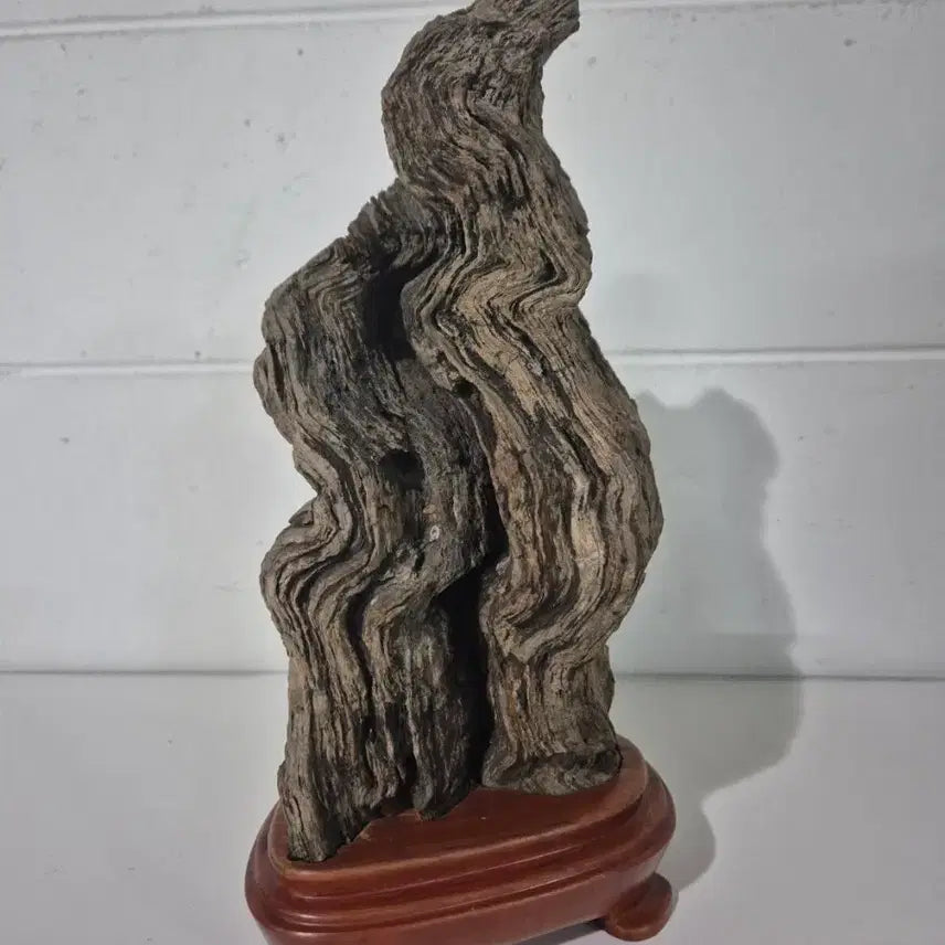 [BUNJANG] Handcrafted Wood Sculpture from Danyang / 산지:남한강:단양/쵸코석 사이즈장:15 고:33 폭:8