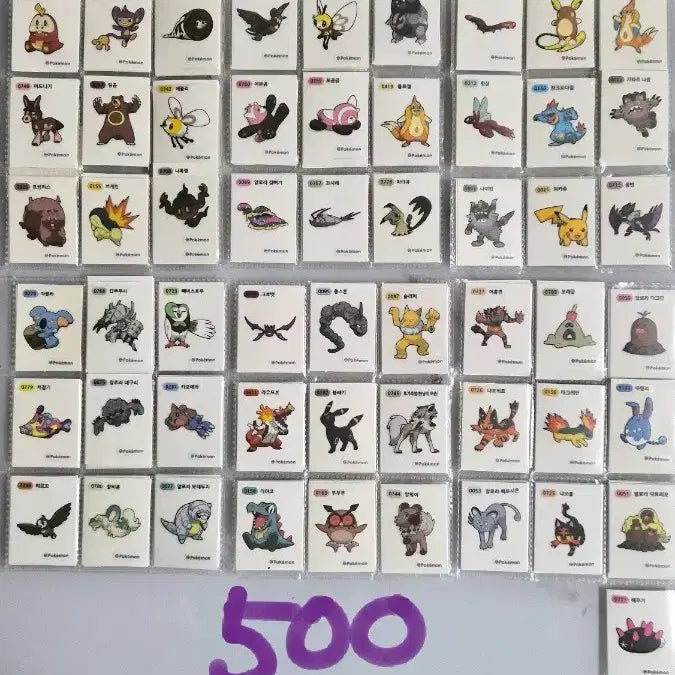 [BUNJANG] Pokemon Sticker Collection / 포켓몬 띠부씰