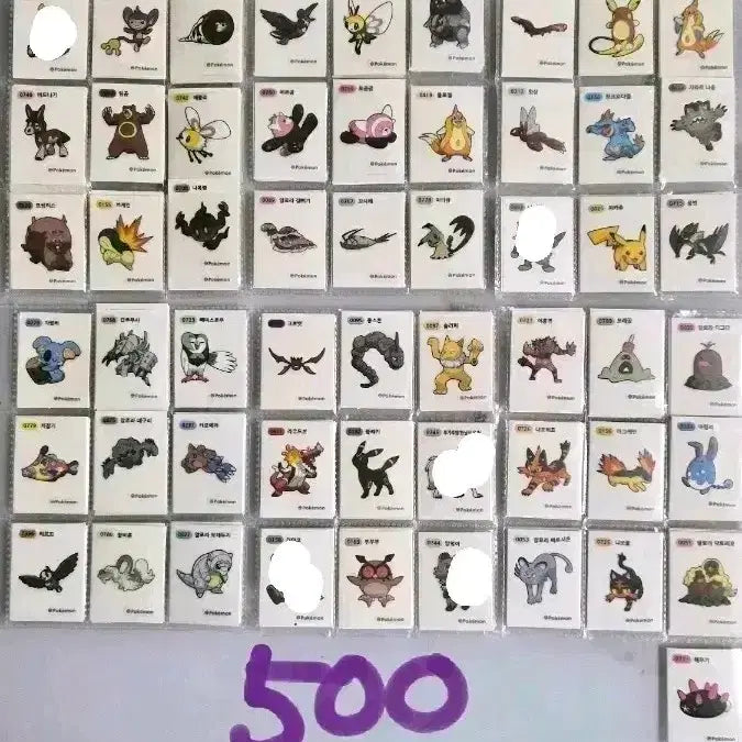[BUNJANG] Pokemon Sticker Collection / 포켓몬 띠부씰