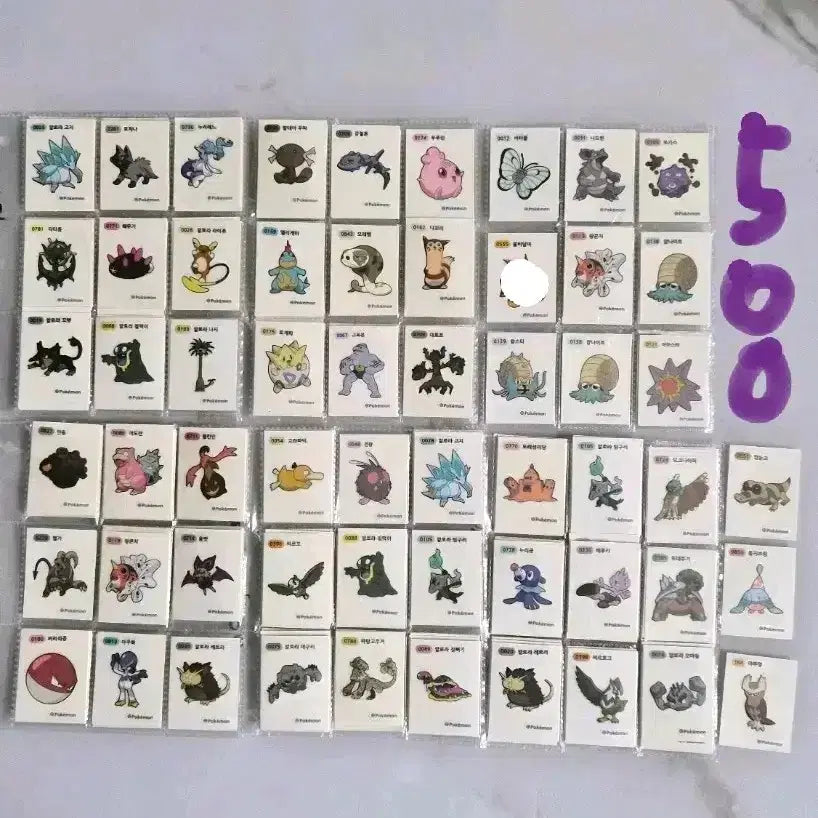[BUNJANG] Pokemon Sticker Collection / 포켓몬 띠부씰