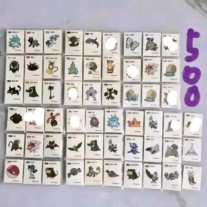 [BUNJANG] Pokemon Sticker Collection / 포켓몬 띠부씰