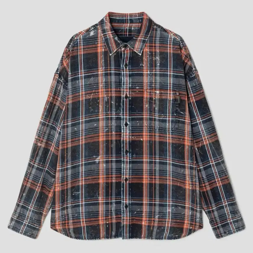 [BUNJANG] JUUN.J 25FW Island Check Shirt / (44)준지 25fw 아일랜드 체크 셔츠