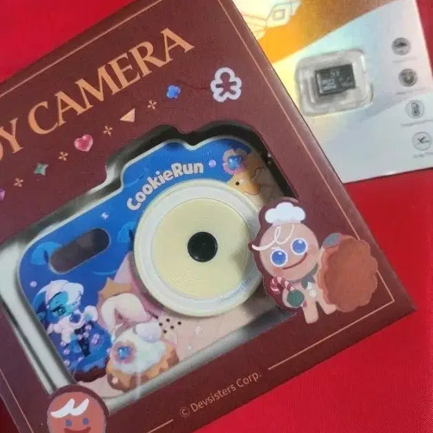 [BUNJANG] Cookierun Kingdom Toy Camera with Memory Card / 쿠키런킹덤 토이 카메라와 메모리 카드  쿠키앤모어 팝업굿즈