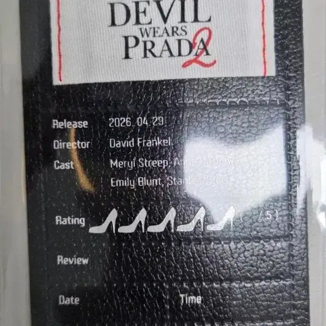 [BUNJANG] The Devil Wears Prada Original Ticket / 악마는프라다를입는다2 오리지널티켓 오티