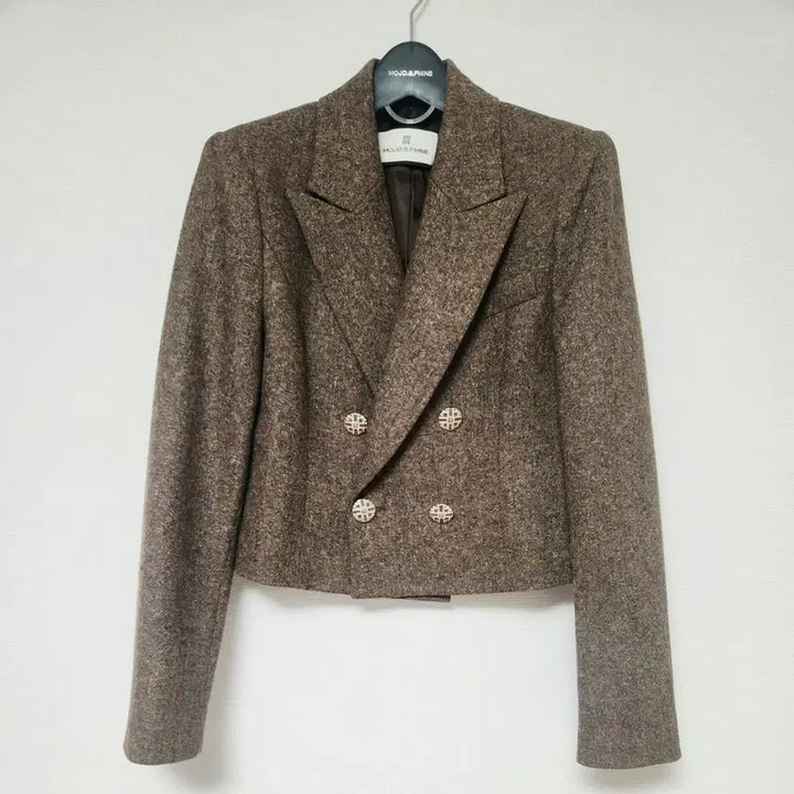 [BUNJANG] MOJO.S.PHINE Italian Fabric Cropped Double Jacket / [새상품급] 모조에스핀 이탈리아 패브릭 크롭 자켓 55
