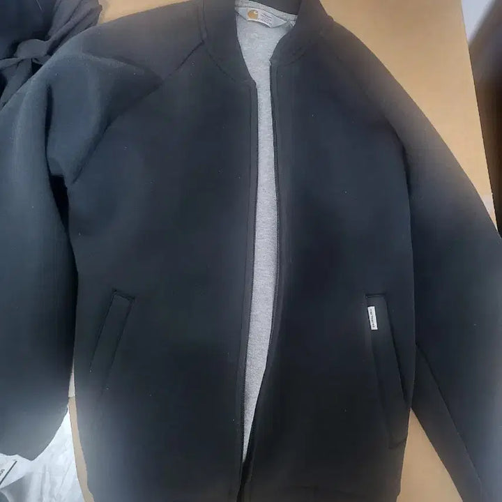 [BUNJANG] Carhartt WIP Black Bomber Jacket Zip-Up / 칼하트 WIP 블랙 봄버 자켓 집업