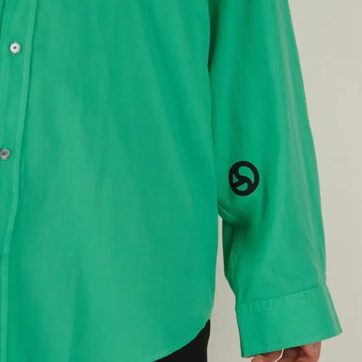 [BUNJANG] Acne Studios Turquoise Green Oversized Shirt / ACNE STUDIOS 터쿼이즈 그린 오버사이즈 셔츠