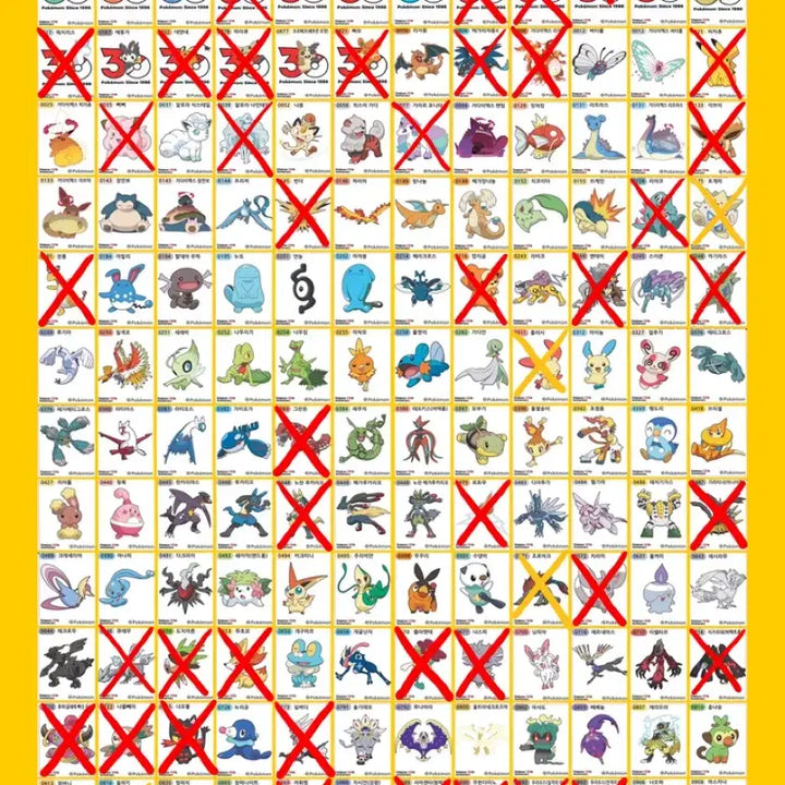 [BUNJANG] Pokemon 30th Anniversary Stickers / 5시즌 30주년 포켓몬 띠부씰 교환