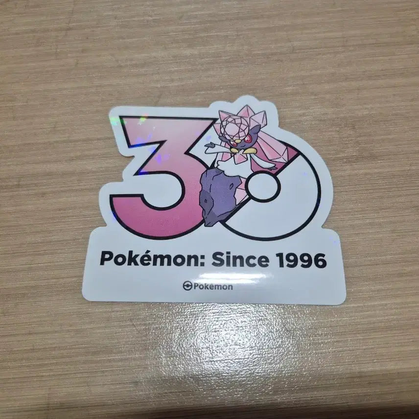 [BUNJANG] Pokemon 30th Anniversary Diancie Sticker / 포켓몬 30주년 스티커 디안시 판매