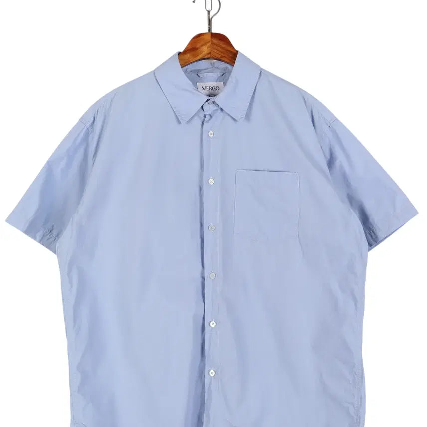 [BUNJANG] MERGO Short Sleeve Shirt - Size M / 메르고 MERGO 반팔 셔츠 M / k4523