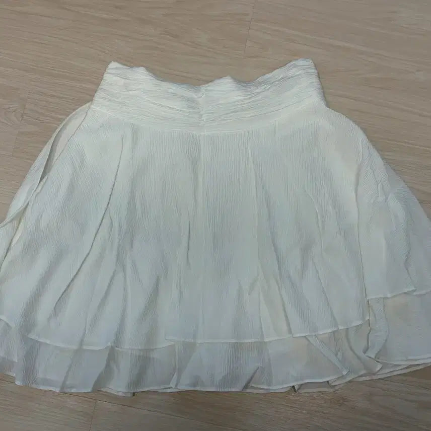 [BUNJANG] RE_L White Tiered Ruffle Skirt M / (새상품)화이트 캉캉 프릴 스커트
