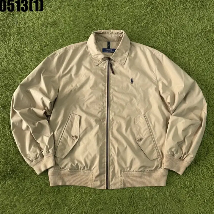 [BUNJANG] Polo Ralph Lauren Beige Cotton Jacket / 폴로 랄프로렌 베이지색 면 자켓