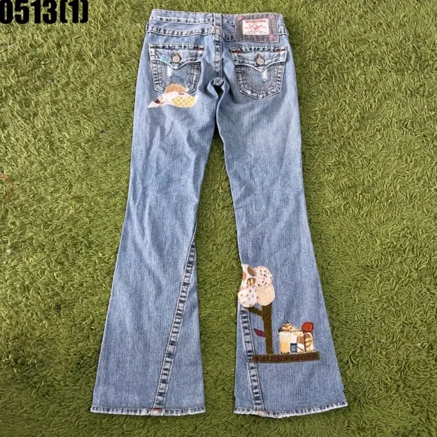 [BUNJANG] True Religion Patch Bootcut Jeans / 트루릴리젼 패치 데님 부츠컷 청바지 25
