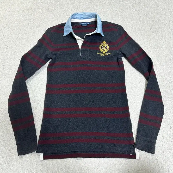 [BUNJANG] Polo Rugby Long Sleeve Polo Shirt Women&