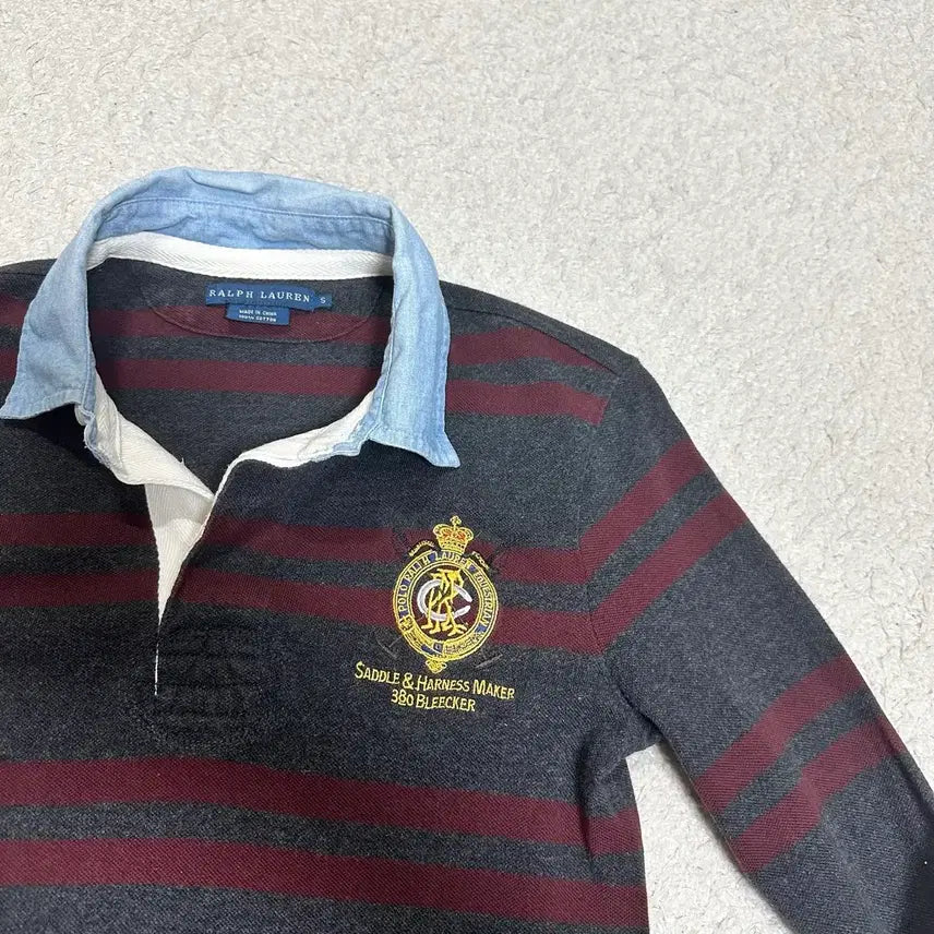 [BUNJANG] Polo Rugby Long Sleeve Polo Shirt Women&