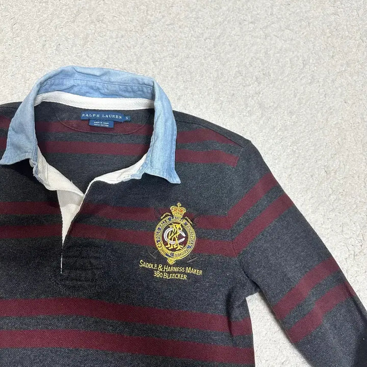 [BUNJANG] Polo Rugby Long Sleeve Polo Shirt Women&