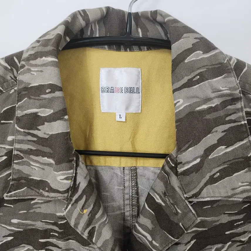 [BUNJANG] Brace Bell Camo Pattern Short Sleeve Shirt / 브레이스벨 카모 패턴 반팔 셔츠 100-105