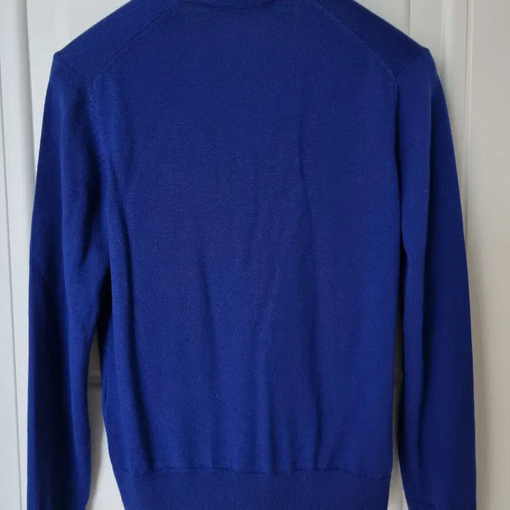 [BUNJANG] Maison Kitsuné Wool Knit Cardigan Blue XS / 새상품급 메종키츠네 울 니트 가디건 블루 xs