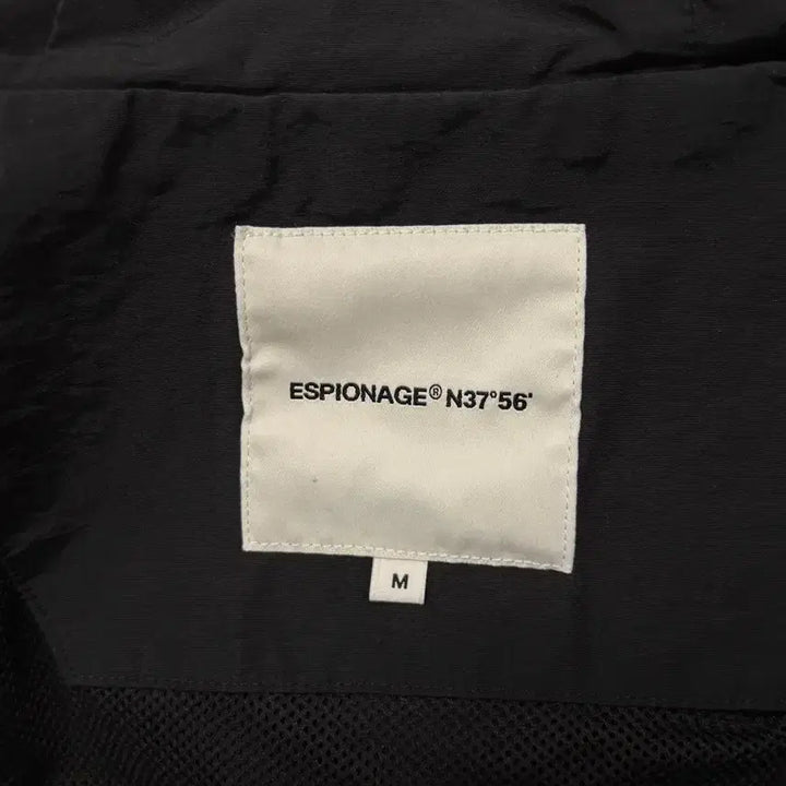 [BUNJANG] Espionage Mountain Wind Parka Black / 에스피오나지 바람막이