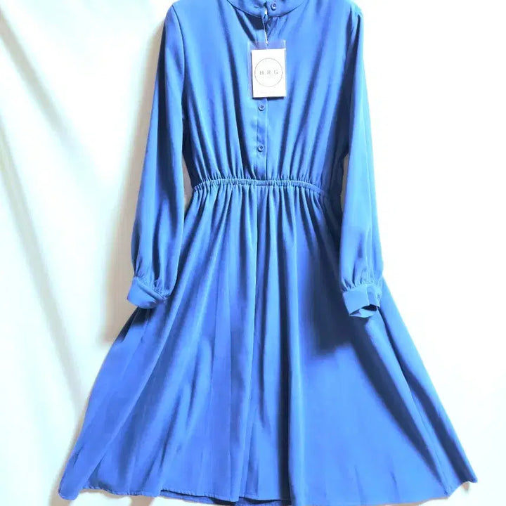 [BUNJANG] H.R.G Deep Sky Blue Midi Dress / H.R.G  예쁜딥하늘색 원피스새상품