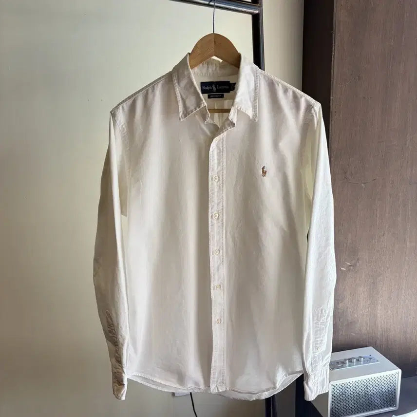 [BUNJANG] Polo Ralph Lauren White Shirt Custom Fit M / 16927 - 폴로 랄프로렌 화이트 셔츠