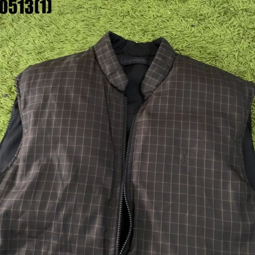[BUNJANG] Saint Laurent Reversible Padded Vest / 입생로랑 양면패딩조끼