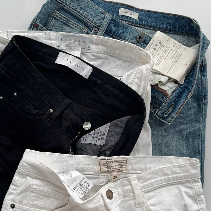 [BUNJANG] Current Elliott Denim Pants (Size 26) Bundle / IRO. 빈스. 커런트엘리엇 데님 26사이즈 일괄