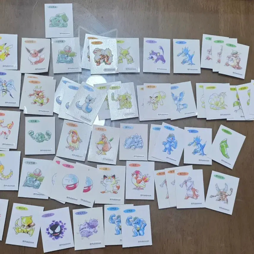 [BUNJANG] Pokemon Stickers Bundle Set / 포켓몬 띠부씰 일괄