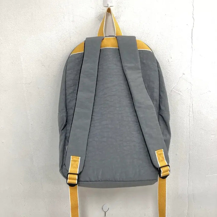 [BUNJANG] Kipling Backpack Grey with Charm (New) / 키플링 백팩 그레이 + 키링 새상품