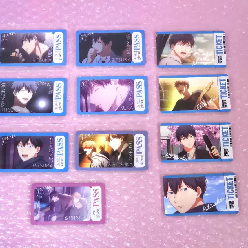 [BUNJANG] Given Bundle Set Ritsuka Uyenoyama 11 Photocard Set / (일괄) 기븐 치케코레 11장 - 우에노야마 리츠카
