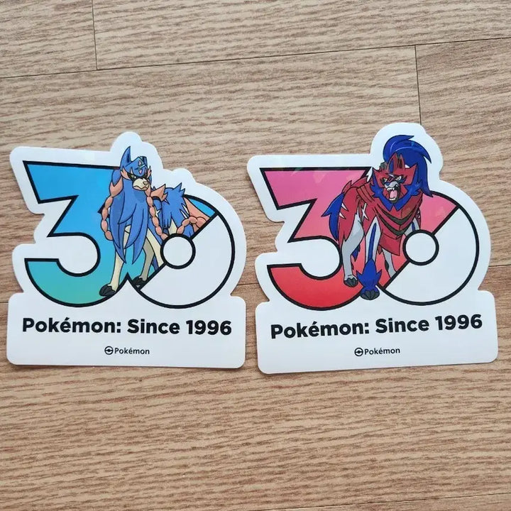 [BUNJANG] Pokemon 30th Anniversary Logo Sticker Set - Zamazenta / 포켓몬 30주년 로고 스티커 자시안, 자마젠타