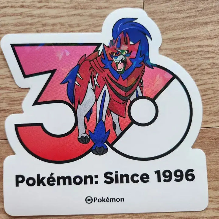 [BUNJANG] Pokemon 30th Anniversary Logo Sticker Set - Zamazenta / 포켓몬 30주년 로고 스티커 자시안, 자마젠타