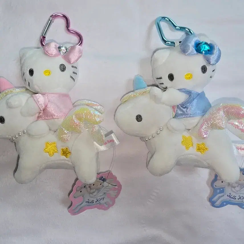[BUNJANG] Hello Kitty Unicorn Plush Keychain Bundle Set / 헬로키티 유니콘 인형 키링 일괄