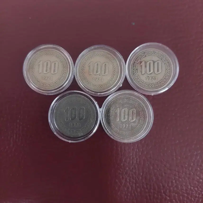 [BUNJANG] 1971-1982 South Korean 100 Won Coin Bundle (106 Coins) / (구100주)70년대~~80년대