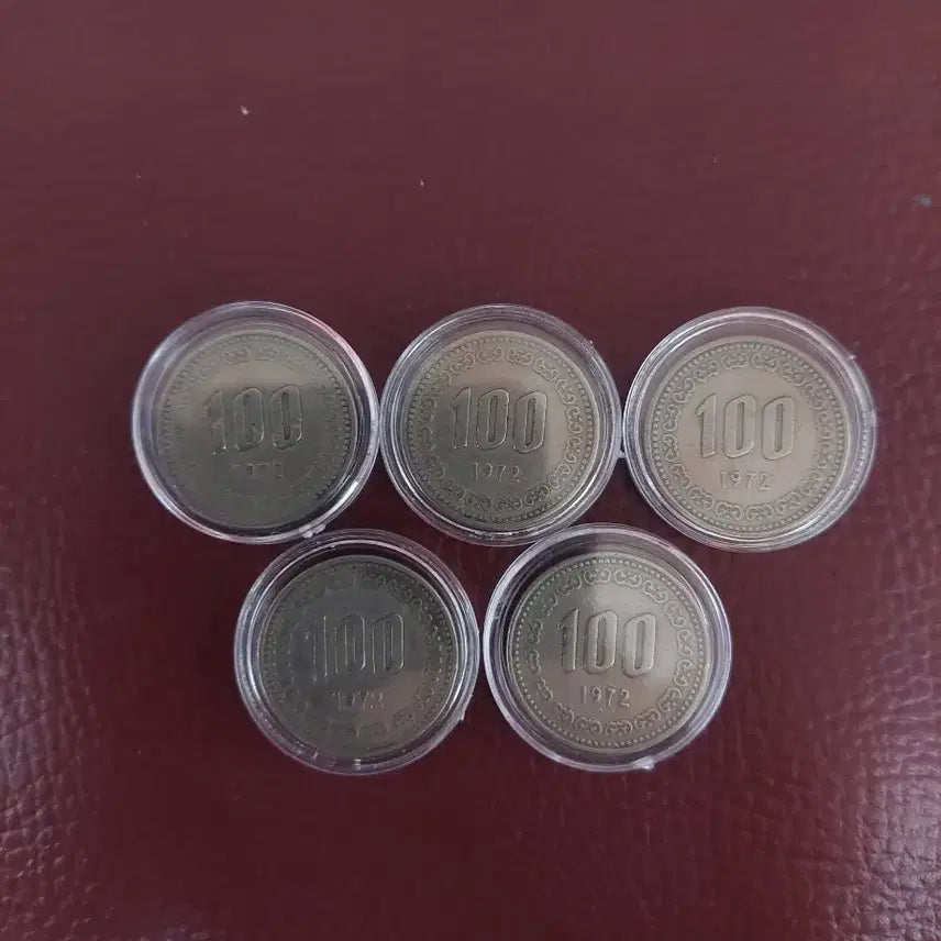 [BUNJANG] 1971-1982 South Korean 100 Won Coin Bundle (106 Coins) / (구100주)70년대~~80년대