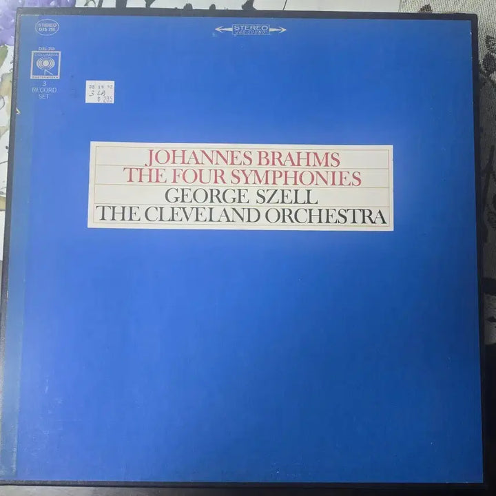 [BUNJANG] George Szell Conducts Brahms Symphonies Complete 3LP Box Set / 조지 셀 지휘_브람스교향곡 전집_3lp box_US
