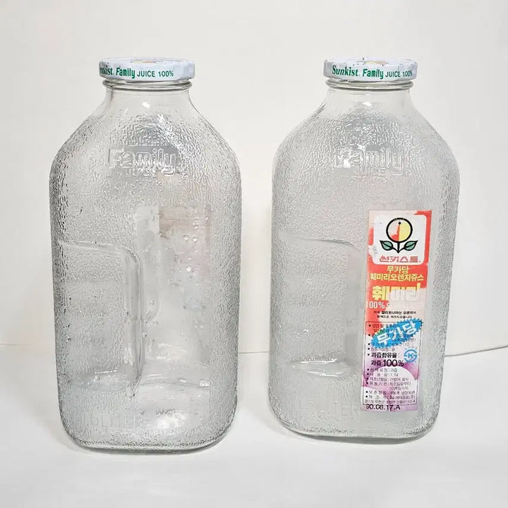 [BUNJANG] 1990 Sunkist Family Bottle Set / 1990년 썬키스트 패밀리병 2개 셋트 묶음판매